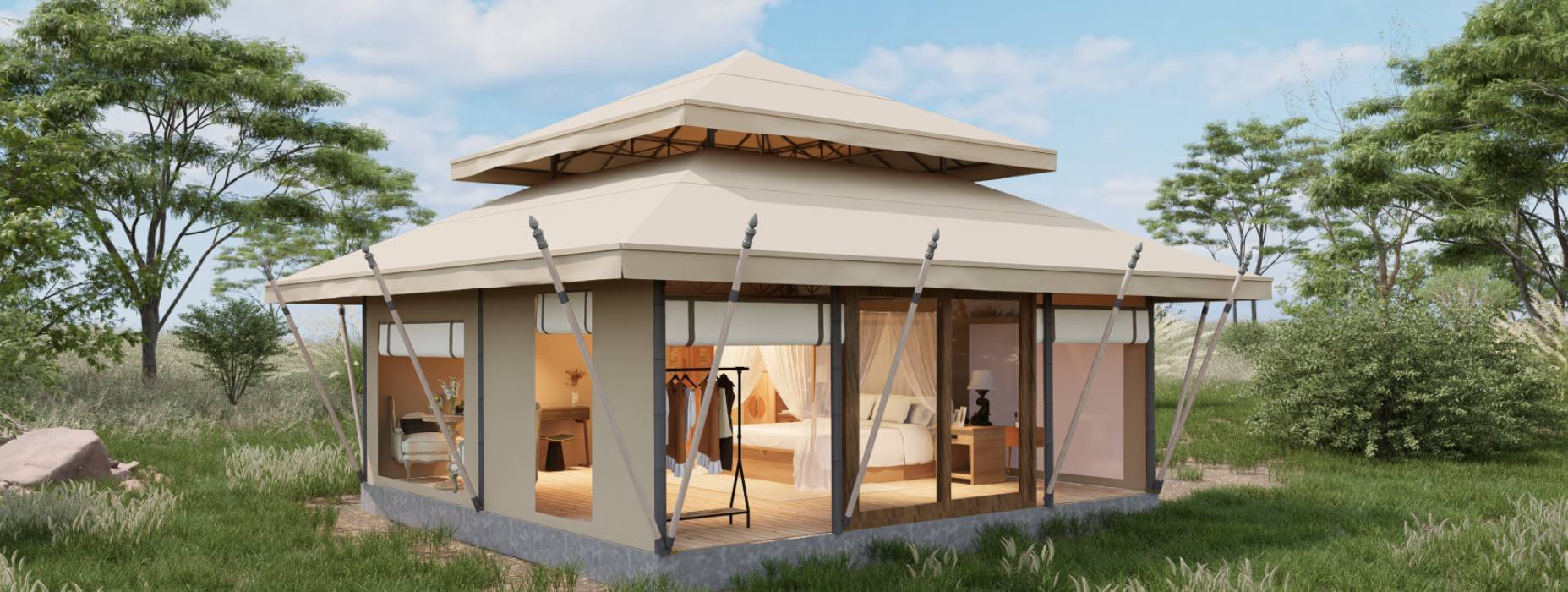 宝山区户外野奢帐篷